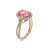 Pink Tourmaline & Diamond Ring - Dracakis Jewellers